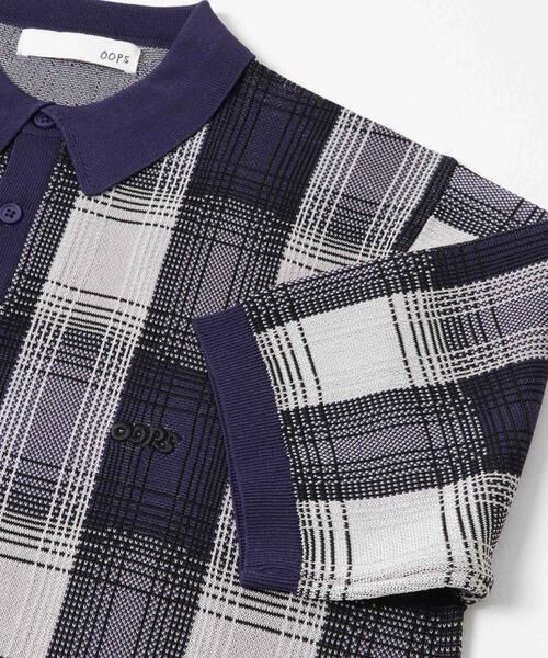 Sonny Label / サニーレーベル ニット・セーター | OOPS　チェックポロニット | 詳細23