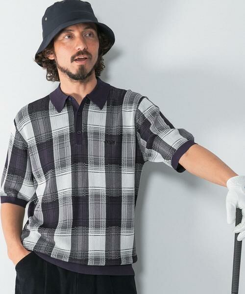 Sonny Label / サニーレーベル ニット・セーター | OOPS　チェックポロニット | 詳細12