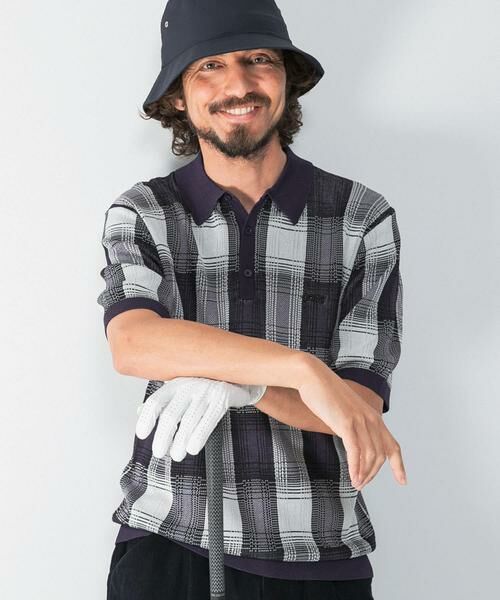 Sonny Label / サニーレーベル ニット・セーター | OOPS　チェックポロニット | 詳細13