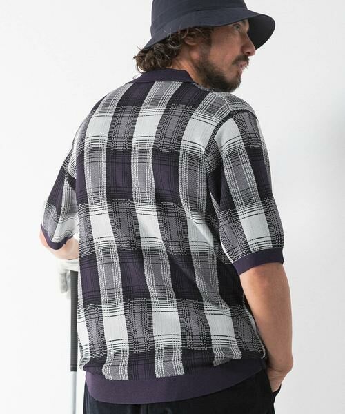 Sonny Label / サニーレーベル ニット・セーター | OOPS　チェックポロニット | 詳細14