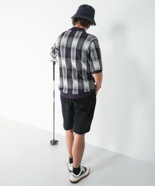 Sonny Label / サニーレーベル ニット・セーター | OOPS　チェックポロニット | 詳細17