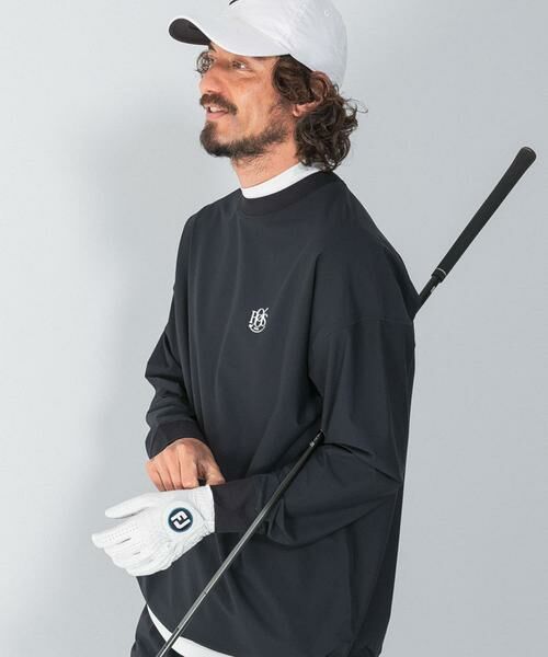 Sonny Label / サニーレーベル Tシャツ | OOPS　接触冷感ロングスリーブTシャツ（ネイビー）