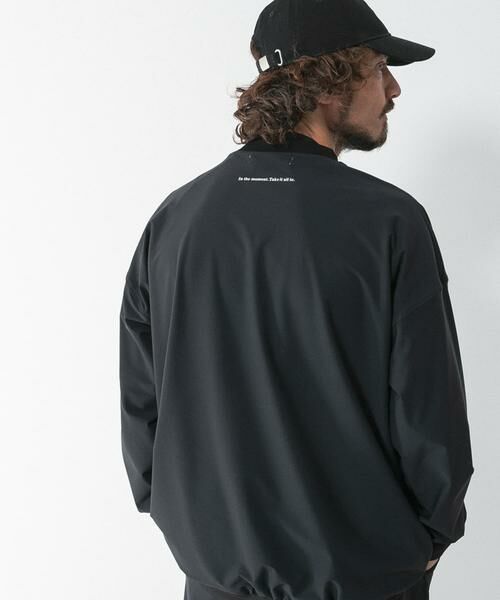 Sonny Label / サニーレーベル Tシャツ | OOPS　接触冷感ロングスリーブTシャツ（ブラック）