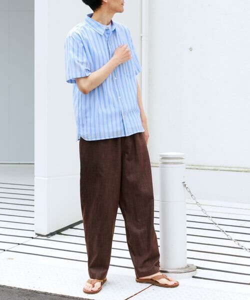 Sonny Label / サニーレーベル シャツ・ブラウス | インドコットンストライプシャツ | 詳細3