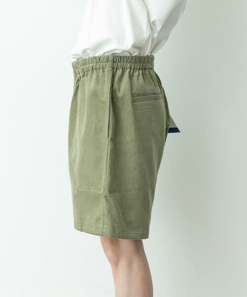 Sonny Label / サニーレーベル ショート・ハーフ・半端丈パンツ | コーデュロイイージーバギーショートパンツ | 詳細11