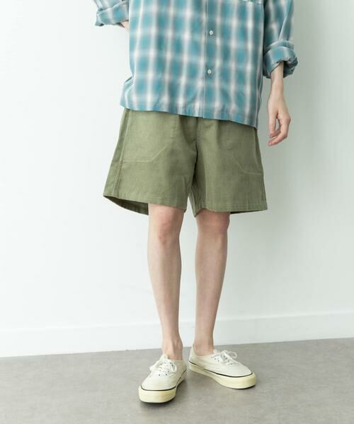Sonny Label / サニーレーベル ショート・ハーフ・半端丈パンツ | コーデュロイイージーバギーショートパンツ | 詳細5