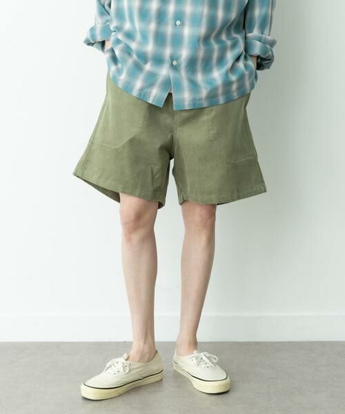 Sonny Label / サニーレーベル ショート・ハーフ・半端丈パンツ | コーデュロイイージーバギーショートパンツ | 詳細7