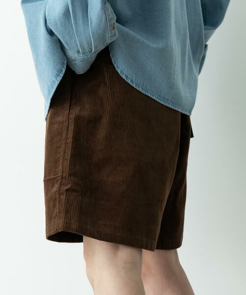Sonny Label / サニーレーベル ショート・ハーフ・半端丈パンツ | コーデュロイイージーバギーショートパンツ | 詳細15
