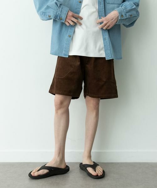 Sonny Label / サニーレーベル ショート・ハーフ・半端丈パンツ | コーデュロイイージーバギーショートパンツ | 詳細17