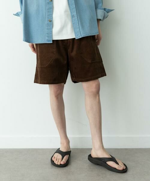 Sonny Label / サニーレーベル ショート・ハーフ・半端丈パンツ | コーデュロイイージーバギーショートパンツ | 詳細19