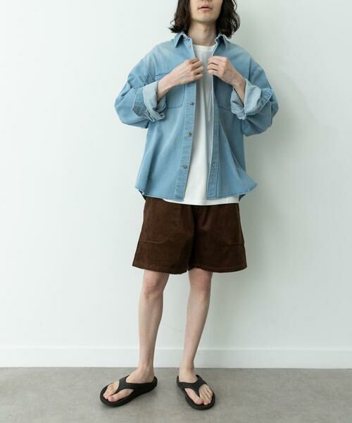 Sonny Label / サニーレーベル ショート・ハーフ・半端丈パンツ | コーデュロイイージーバギーショートパンツ | 詳細20