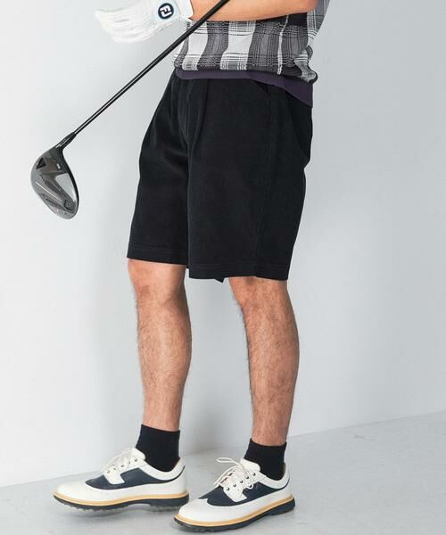 Sonny Label / サニーレーベル ショート・ハーフ・半端丈パンツ | OOPS　コーデュロイショーツ（ネイビー）