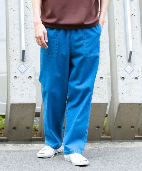 Sonny Label / サニーレーベル デニムパンツ | 接触冷感デニムイージーパンツ | 詳細11