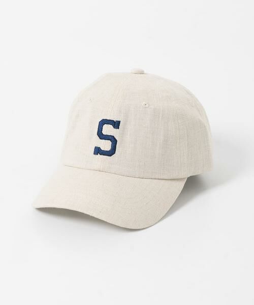Sonny Label / サニーレーベル キャップ | リネン混刺繍キャップ（ベージュ）