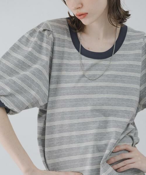 Sonny Label / サニーレーベル Tシャツ | マルチボーダーパフスリプルオーバー | 詳細22