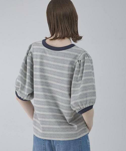 Sonny Label / サニーレーベル Tシャツ | マルチボーダーパフスリプルオーバー | 詳細25