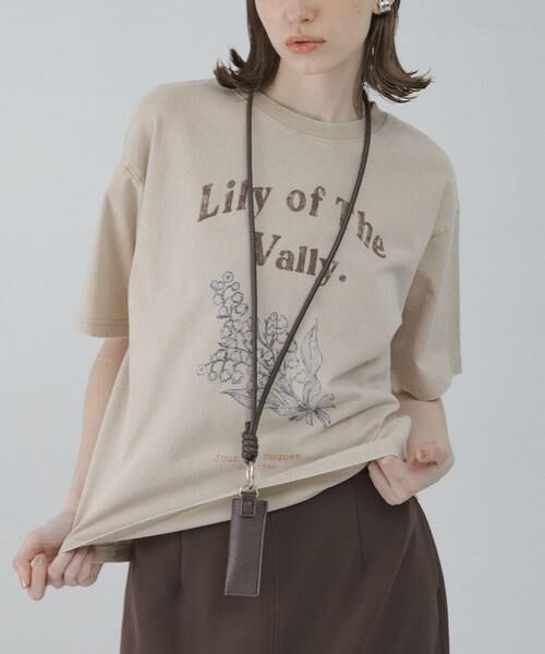 Sonny Label / サニーレーベル Tシャツ | LILY OF THE VALLEY T-SHIRTS（ベージュ）
