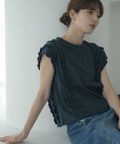 Sonny Label / サニーレーベル Tシャツ | ミニフリルフレンチTシャツ