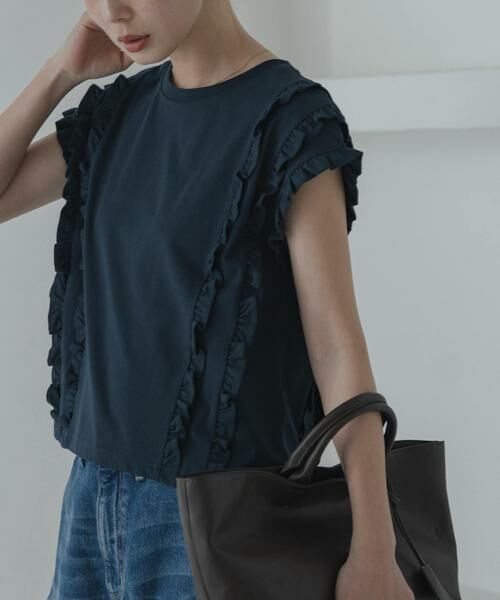 Sonny Label / サニーレーベル Tシャツ | ミニフリルフレンチTシャツ | 詳細2
