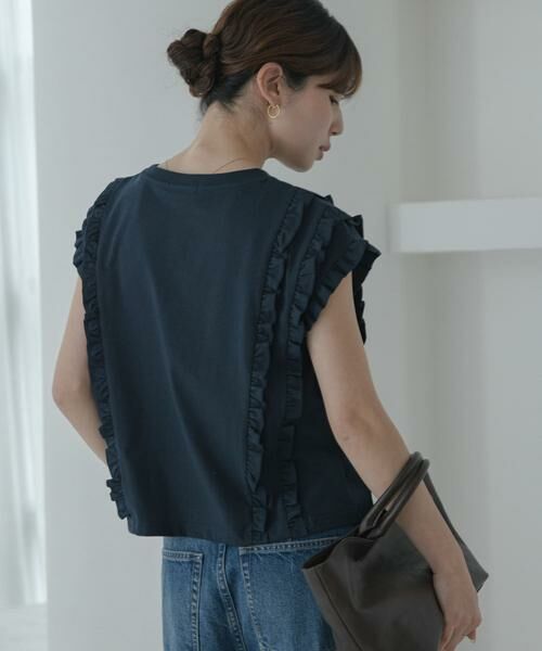 Sonny Label / サニーレーベル Tシャツ | ミニフリルフレンチTシャツ | 詳細5