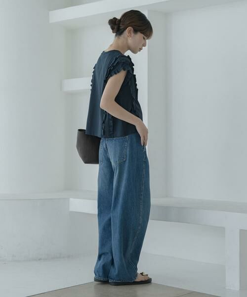 Sonny Label / サニーレーベル Tシャツ | ミニフリルフレンチTシャツ | 詳細7