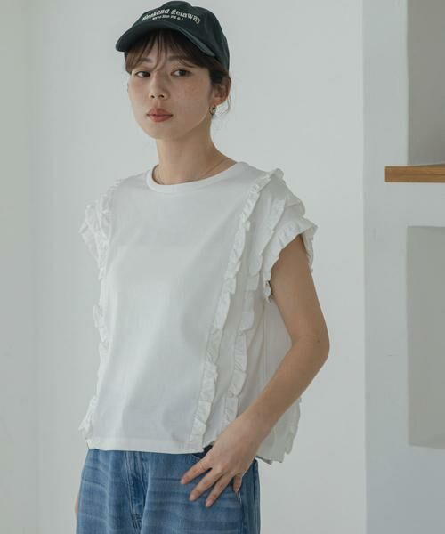 Sonny Label / サニーレーベル Tシャツ | ミニフリルフレンチTシャツ | 詳細16