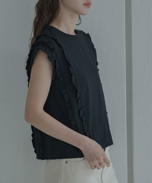 Sonny Label / サニーレーベル Tシャツ | ミニフリルフレンチTシャツ | 詳細22