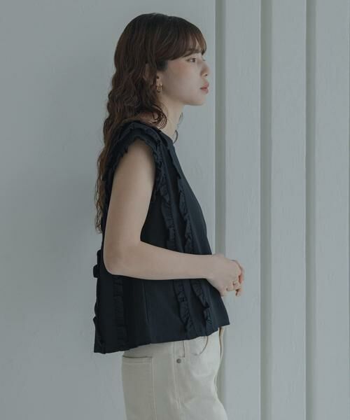 Sonny Label / サニーレーベル Tシャツ | ミニフリルフレンチTシャツ | 詳細24