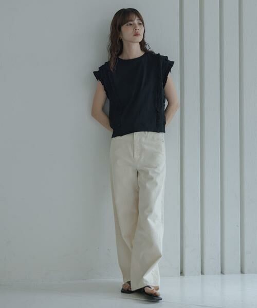 Sonny Label / サニーレーベル Tシャツ | ミニフリルフレンチTシャツ | 詳細26