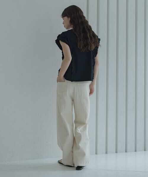 Sonny Label / サニーレーベル Tシャツ | ミニフリルフレンチTシャツ | 詳細27