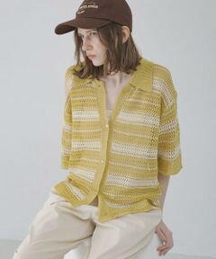 Sonny Label / サニーレーベル ニット・セーター | メッシュニットオーバーシャツ