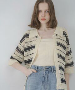 Sonny Label / サニーレーベル ニット・セーター | メッシュニットオーバーシャツ