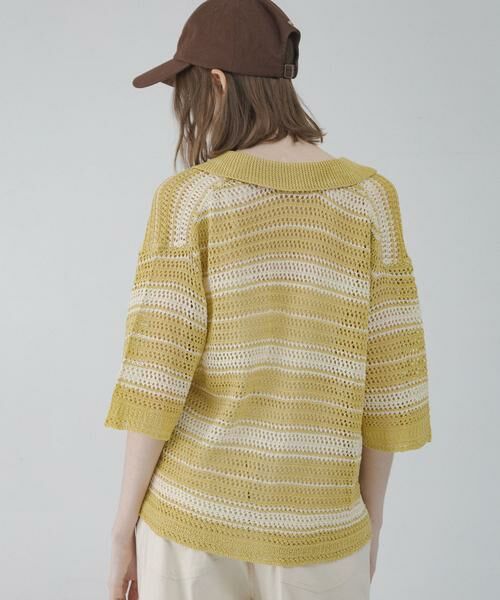 Sonny Label / サニーレーベル ニット・セーター | メッシュニットオーバーシャツ | 詳細5