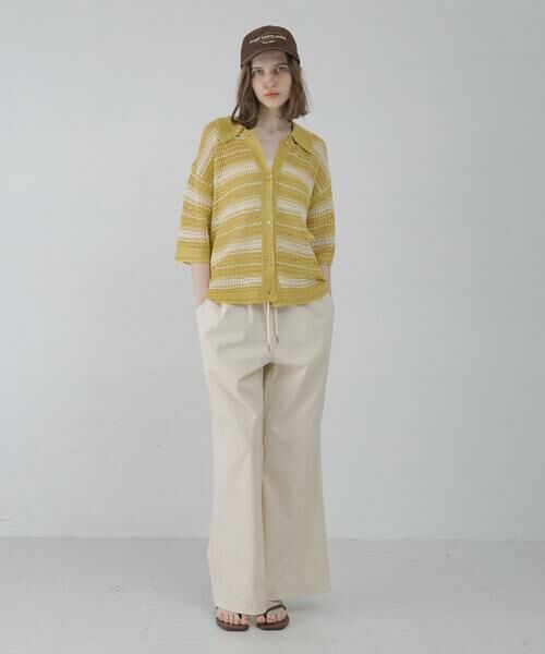 Sonny Label / サニーレーベル ニット・セーター | メッシュニットオーバーシャツ | 詳細6