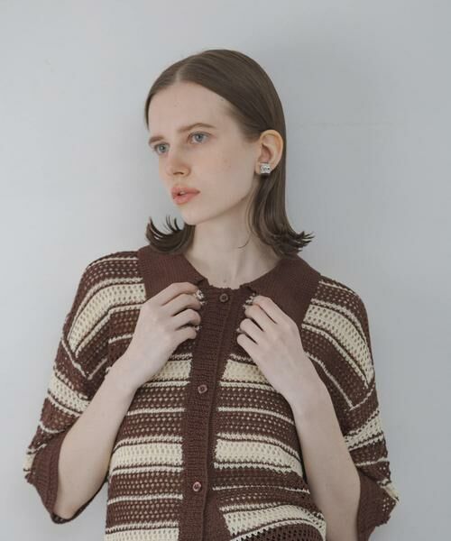 Sonny Label / サニーレーベル ニット・セーター | メッシュニットオーバーシャツ | 詳細13