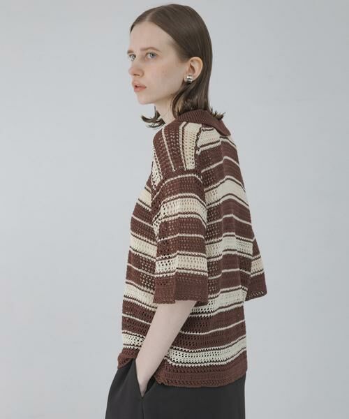 Sonny Label / サニーレーベル ニット・セーター | メッシュニットオーバーシャツ | 詳細16