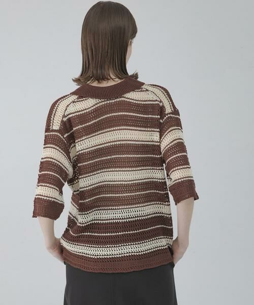 Sonny Label / サニーレーベル ニット・セーター | メッシュニットオーバーシャツ | 詳細17