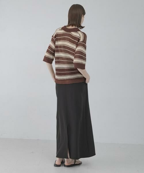 Sonny Label / サニーレーベル ニット・セーター | メッシュニットオーバーシャツ | 詳細19