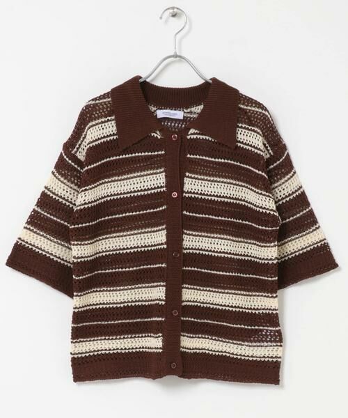 Sonny Label / サニーレーベル ニット・セーター | メッシュニットオーバーシャツ | 詳細20