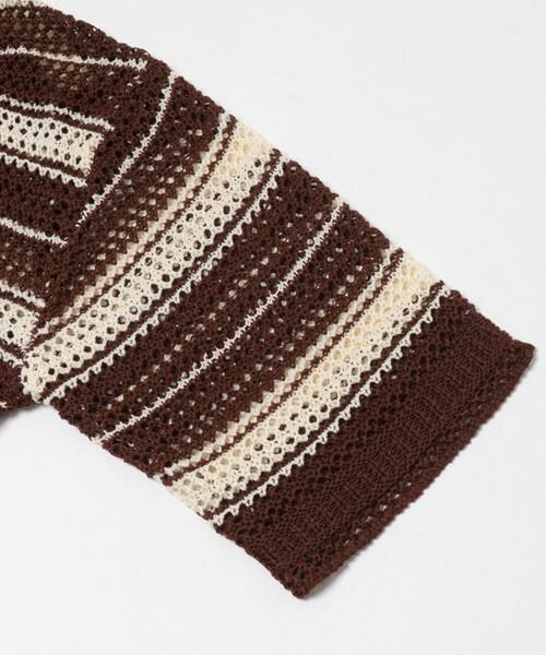 Sonny Label / サニーレーベル ニット・セーター | メッシュニットオーバーシャツ | 詳細21