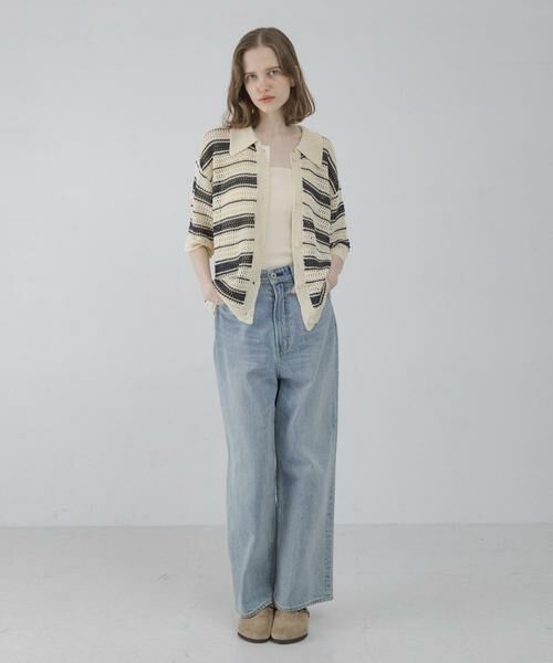 Sonny Label / サニーレーベル ニット・セーター | メッシュニットオーバーシャツ | 詳細26