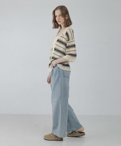 Sonny Label / サニーレーベル ニット・セーター | メッシュニットオーバーシャツ | 詳細27