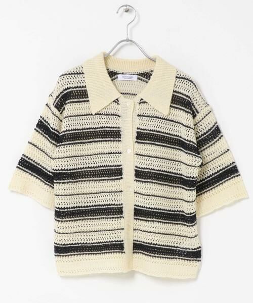 Sonny Label / サニーレーベル ニット・セーター | メッシュニットオーバーシャツ | 詳細29