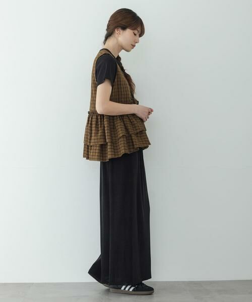 Sonny Label / サニーレーベル シャツ・ブラウス | サッカーチェックペプラムベストブラウス | 詳細7