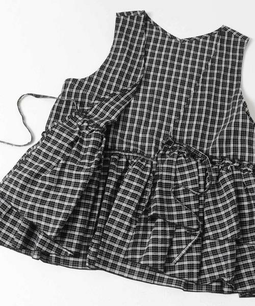 Sonny Label / サニーレーベル シャツ・ブラウス | サッカーチェックペプラムベストブラウス | 詳細18