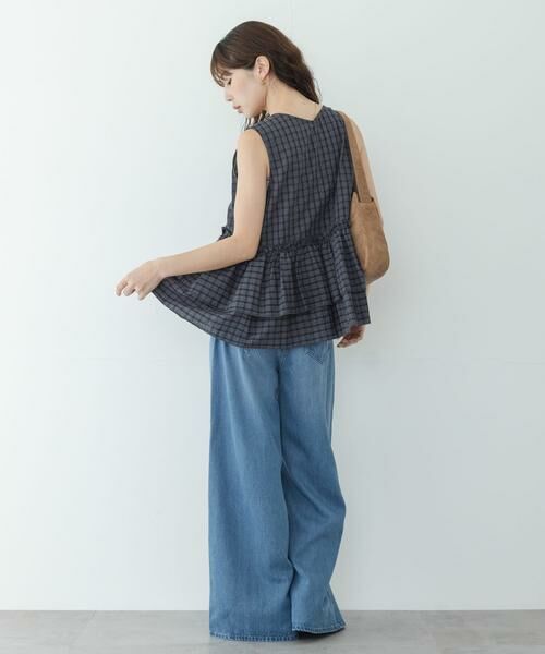 Sonny Label / サニーレーベル シャツ・ブラウス | サッカーチェックペプラムベストブラウス | 詳細27