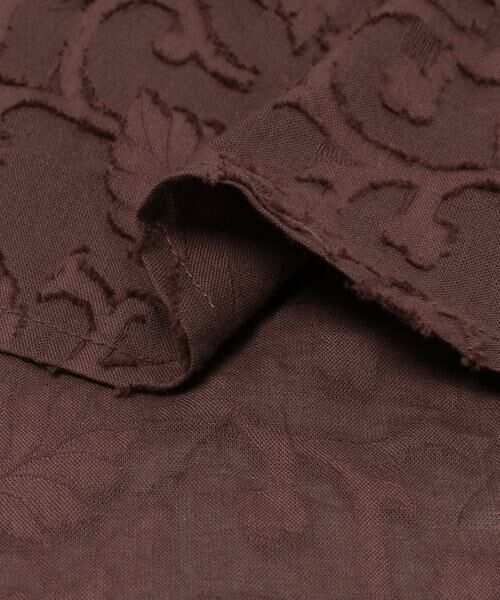 Sonny Label / サニーレーベル シャツ・ブラウス | ボタニカル柄コットンジャガードシャツ | 詳細11