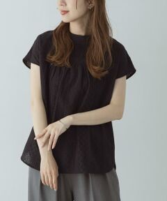 Sonny Label / サニーレーベル シャツ・ブラウス | バンドカラーコットンレースシャツ