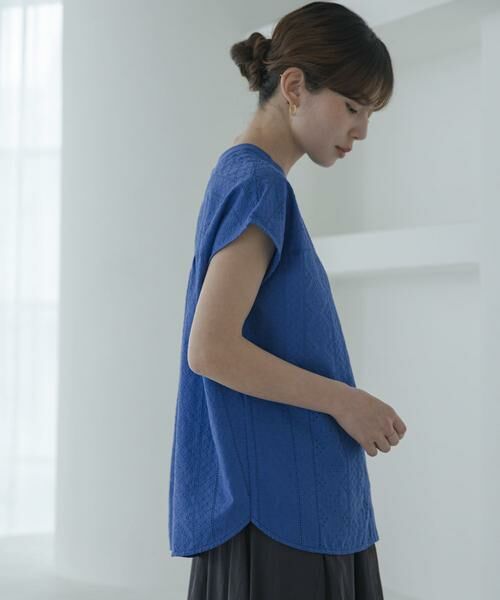 Sonny Label / サニーレーベル シャツ・ブラウス | バンドカラーコットンレースシャツ | 詳細14