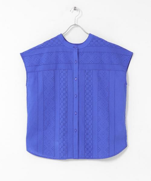 Sonny Label / サニーレーベル シャツ・ブラウス | バンドカラーコットンレースシャツ | 詳細20